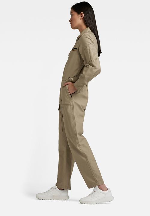 G-STAR - Multi zip jumpsuit 2.0 - tree house