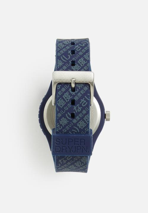 Superdry. - Faded dail watch - blue