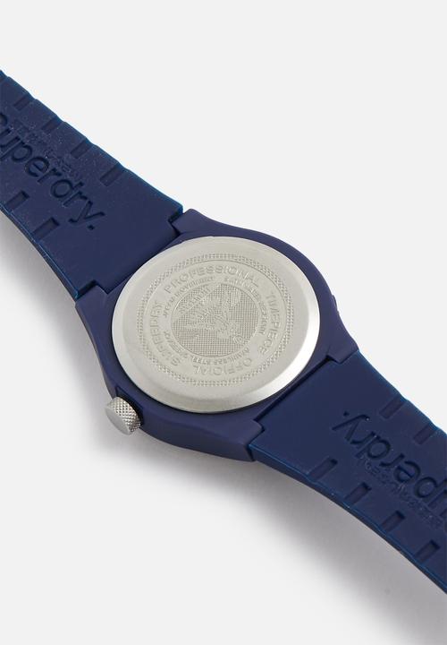 Superdry. - Faded dail watch - blue