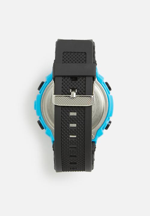 Superdry. - Multi digital watch - black & blue