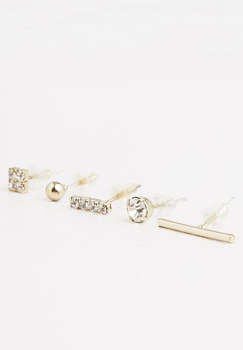 Superbalist - Phoebe earring pack - gold