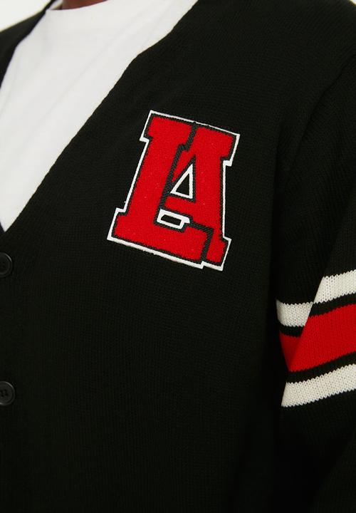 Trendyol - College inspired cardigan - black
