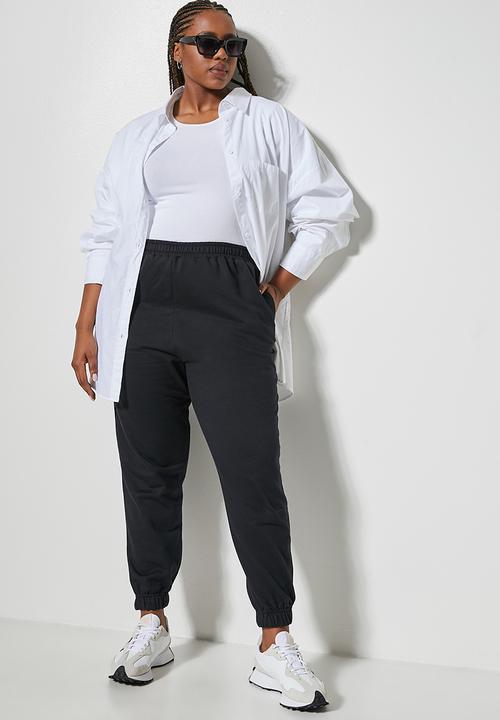 Superbalist - 2 pack track pant- black/grey melange