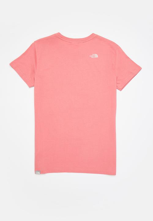 The North Face - Short sleeve easy boyfriend tee - pink