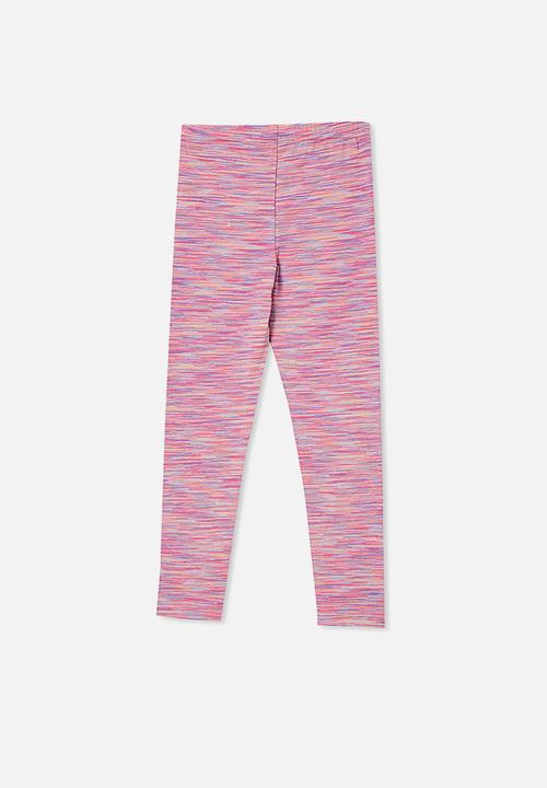Cotton On - Huggie tights - pinks and purples space dye