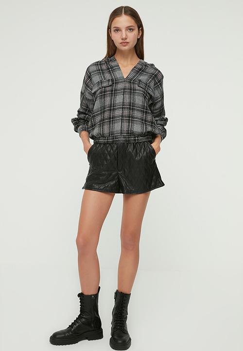 Trendyol - Hooded blouse  - grey