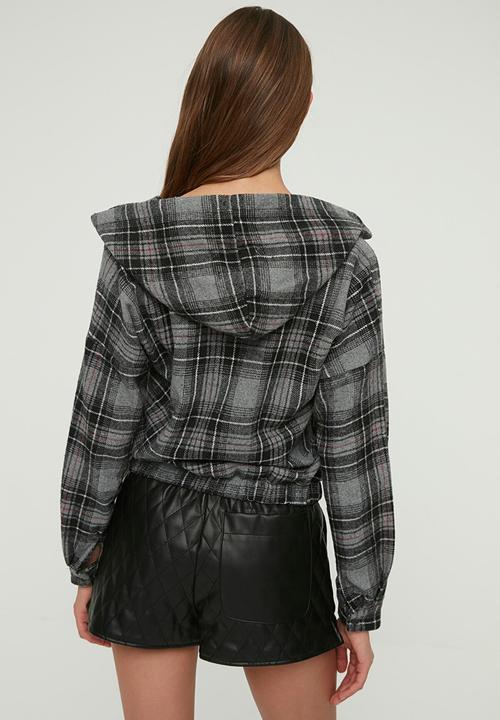 Trendyol - Hooded blouse  - grey