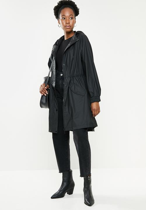 ONLY - Karla raincoat - black