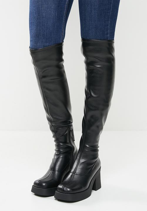 Steve Madden - Upsurge over the knee boot - black