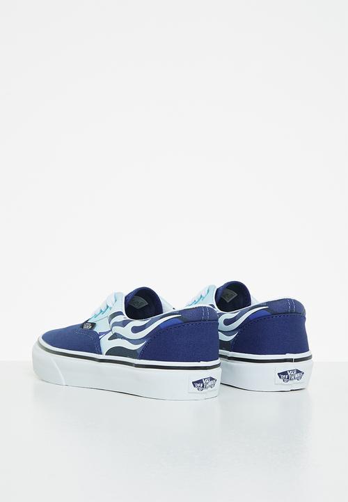 Vans - Uy era - (camo flame) blue & ice camo