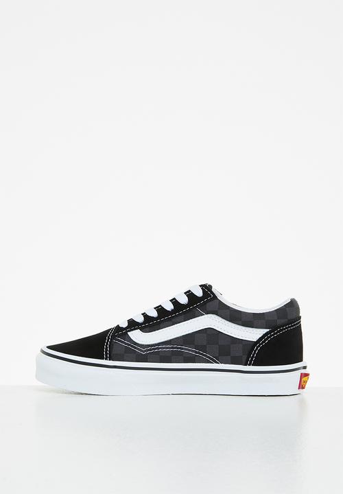 Vans - Uy old skool - (flame logo repeat) black & multi