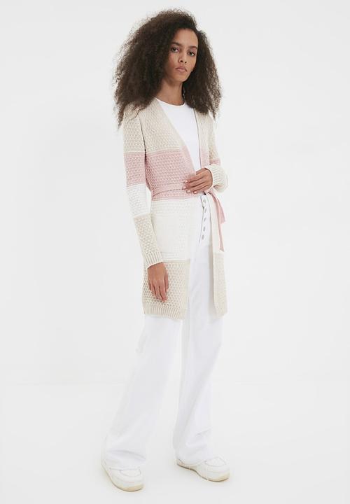 Trendyol - Color block knitwear cardigan  - multi