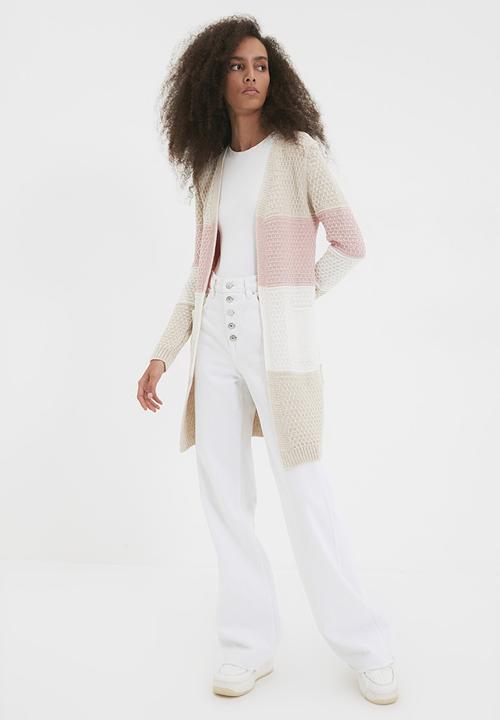 Trendyol - Color block knitwear cardigan  - multi