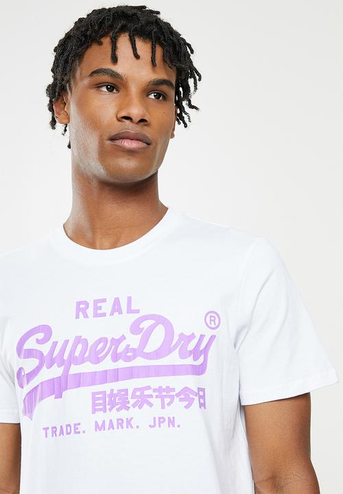 Superdry. - Vl ac tee 220 - white