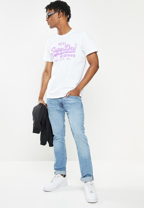 Superdry. - Vl ac tee 220 - white
