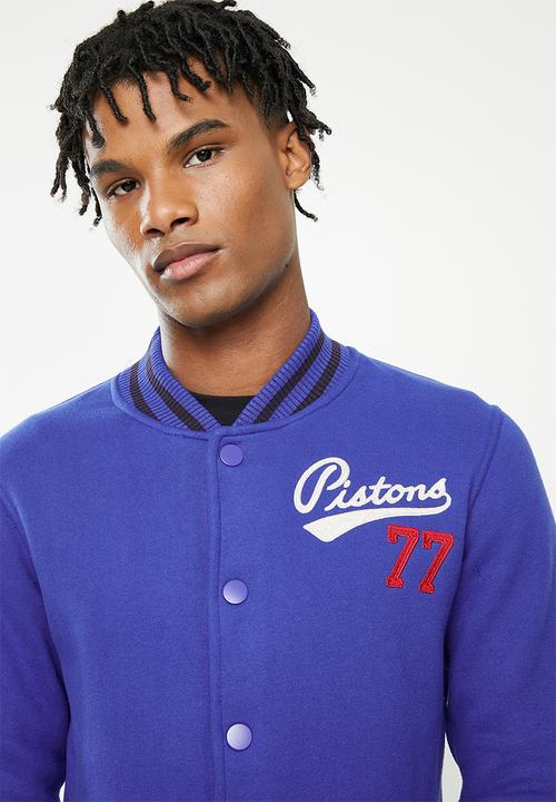 Superdry. - Collegiate jersey bomber - mazarine blue