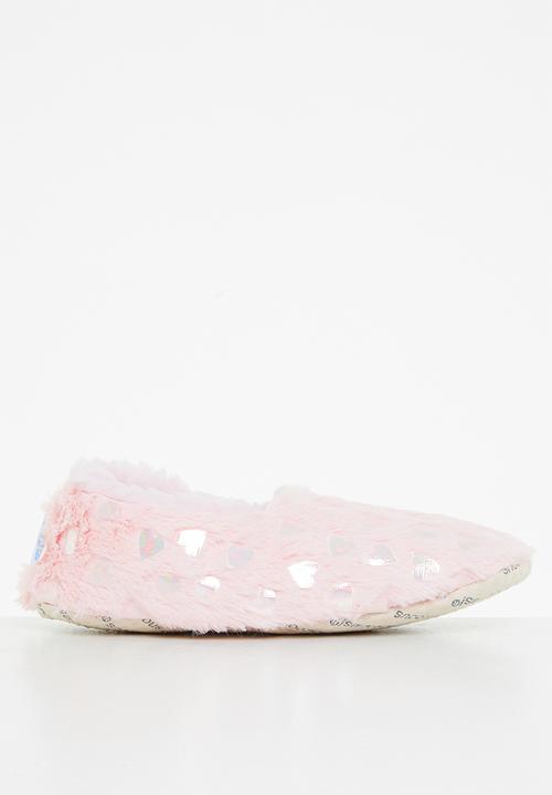 snoozies!® - Soft heart slipper - pink