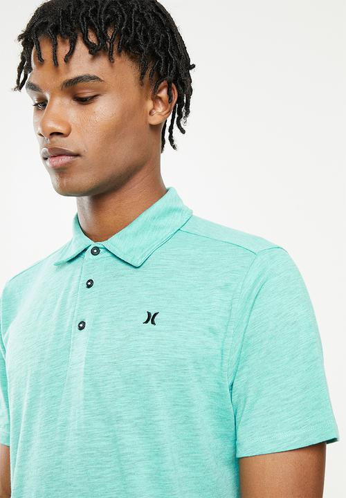Hurley - Ace vista short sleeve golfer - aura green htr