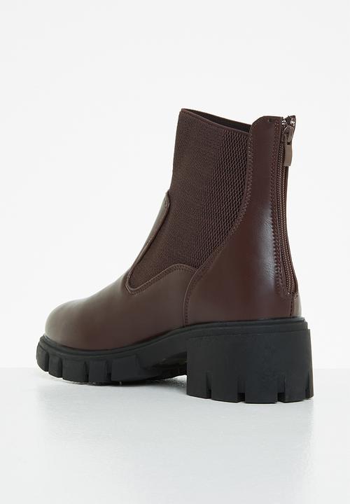 Rock & Co - Stones 1 chelsea boot - chocolate