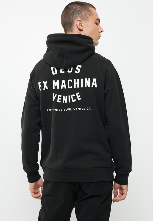 Deus Ex Machina - Venice address hoodie - black