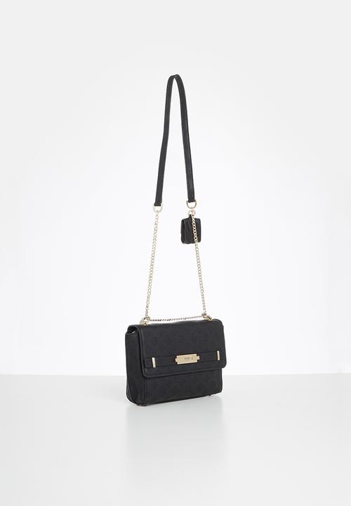 GUESS - Ahb bea convertible crossbody flap - black