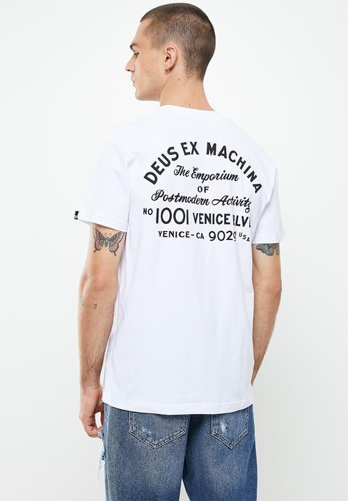 Deus Ex Machina - Venice address tee - white