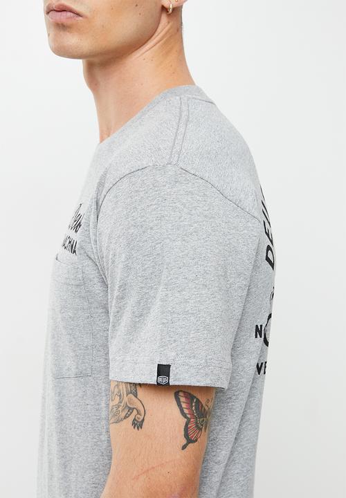 Deus Ex Machina - Venice address tee - grey marle