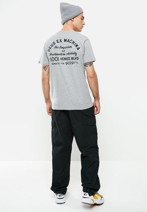 Deus Ex Machina - Venice address tee - grey marle