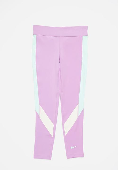 Nike - G nk df one legging - violet shock, cashmere & mint foam