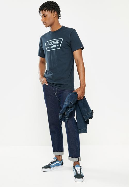 Vans - Mn full patch - navy-aquatic