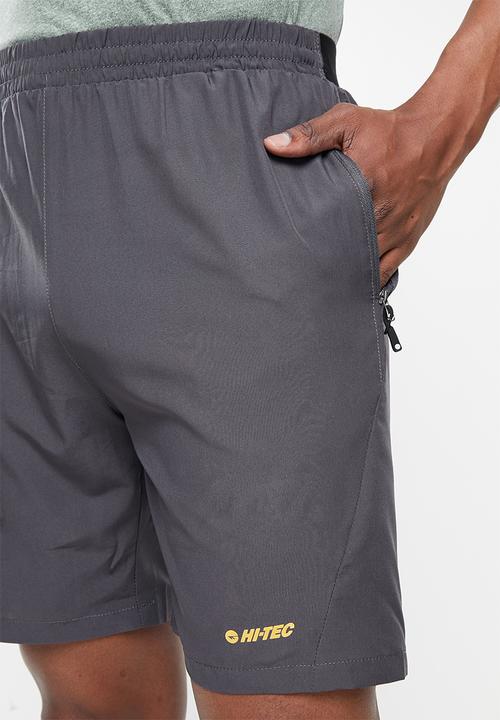 Hi-Tec - 2-1 trail short - grey