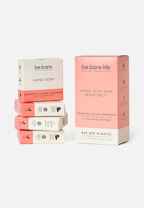 be.bare - Hand Soap Bar Minis - Pack of 4