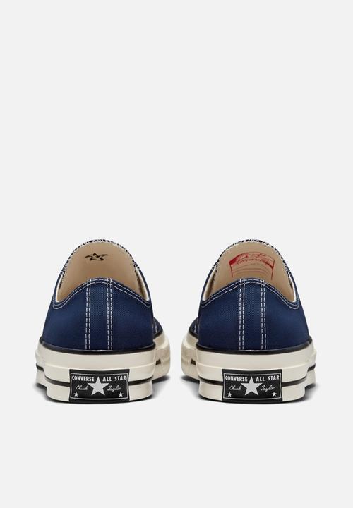Converse - Chuck 70 recycled rpet canvas ox - midnight navy, egret & black