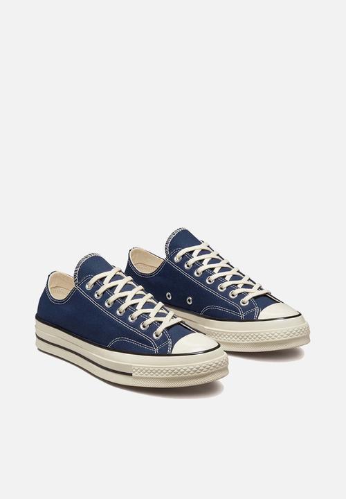 Converse - Chuck 70 recycled rpet canvas ox - midnight navy, egret & black