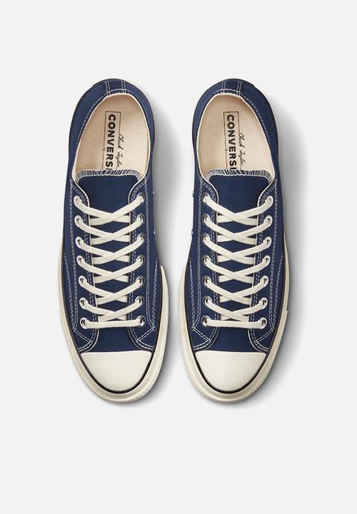 Converse - Chuck 70 recycled rpet canvas ox - midnight navy, egret & black
