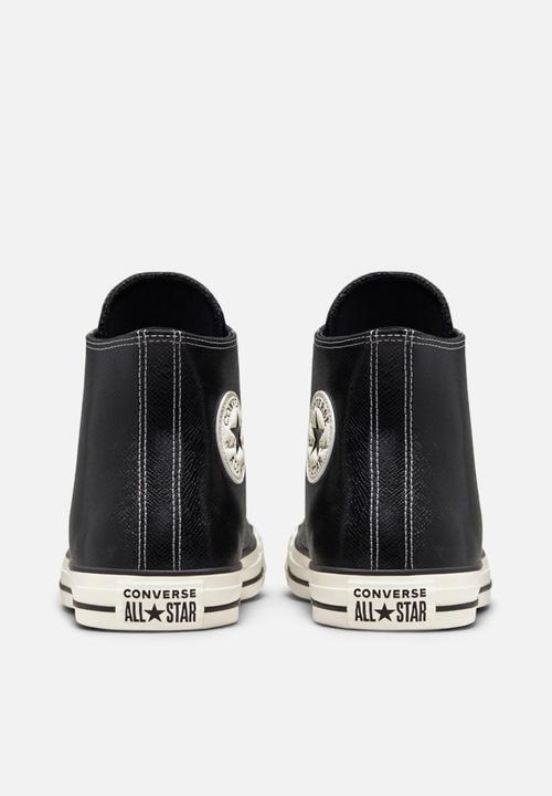 Converse - Chuck taylor all star embossed leather hi - black/egret/black