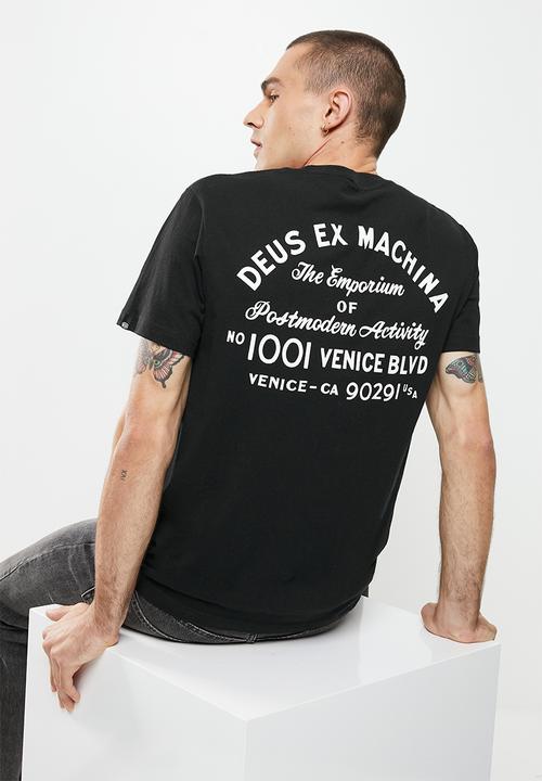 Deus Ex Machina - Venice address tee - black