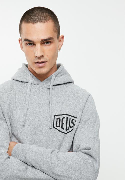 Deus Ex Machina - Venice address hoodie - grey marle