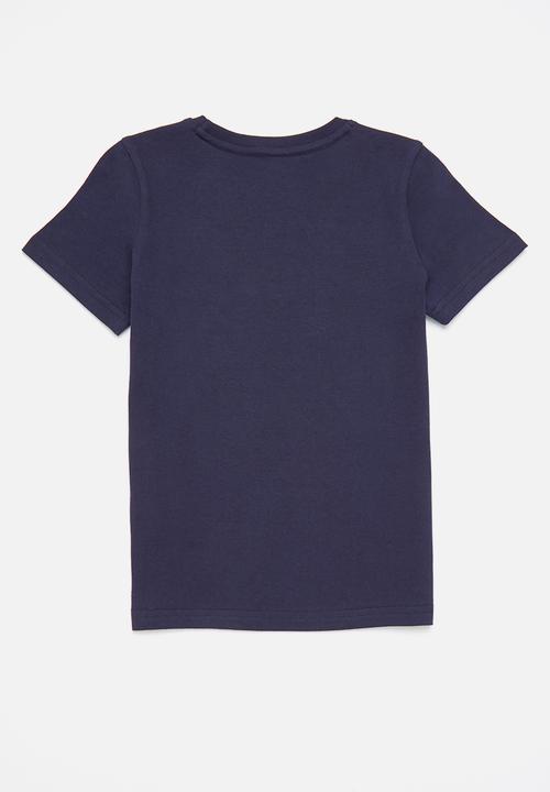 PUMA - Ess+ 2 col logo tee b - navy 