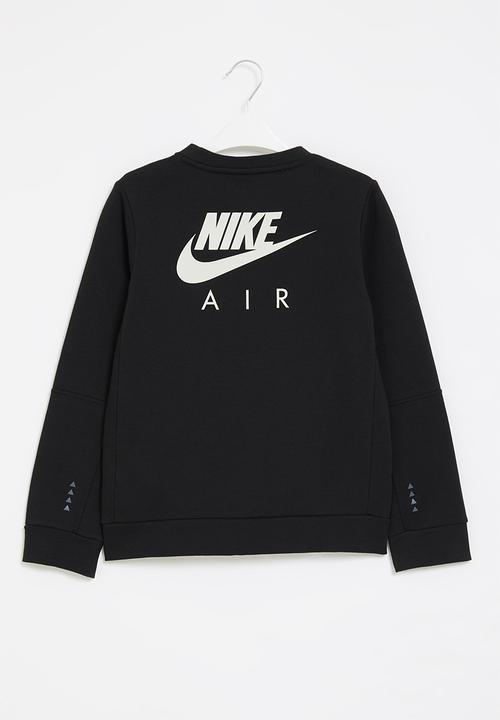 Nike - B nsw nike air crew - black & light bone