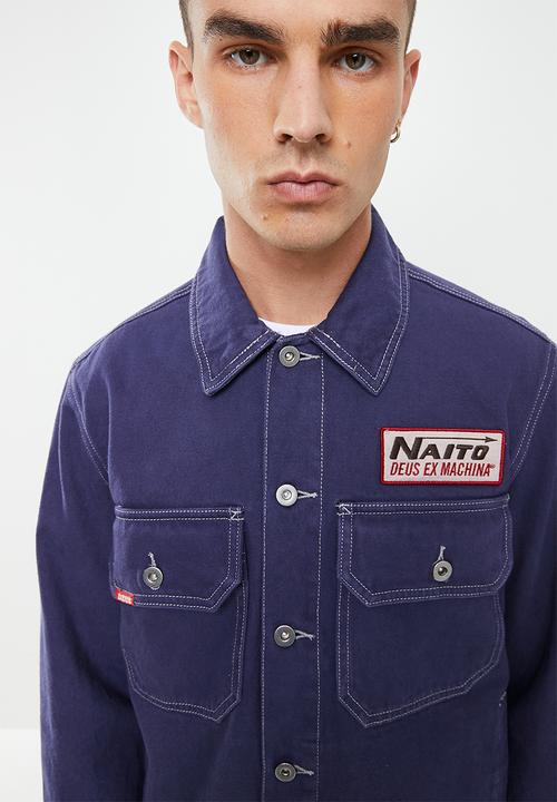 Deus Ex Machina - Bull twill jacket - workwear blue