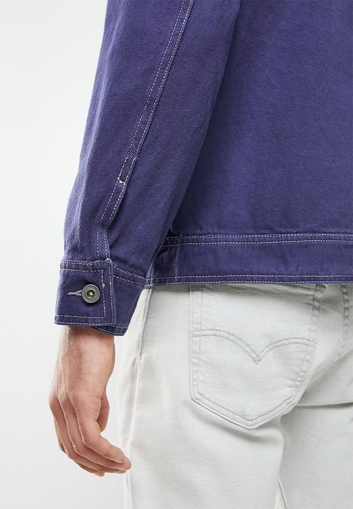 Deus Ex Machina - Bull twill jacket - workwear blue