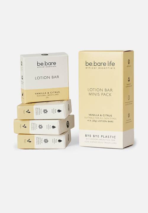 be.bare - Body Lotion Bar Minis - Pack of 4