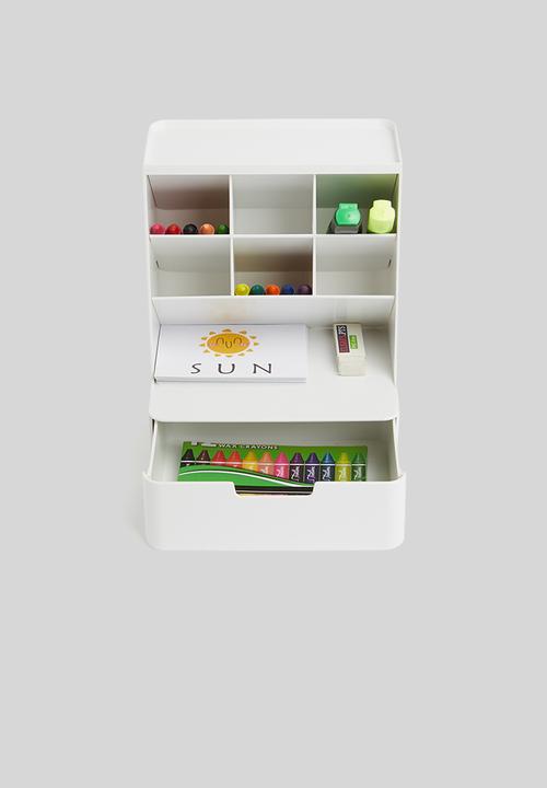 Litem - Hive desk organiser - white