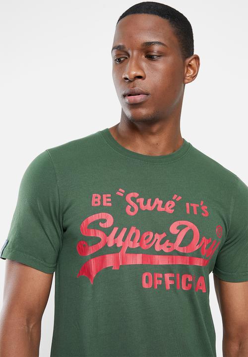 Superdry. - Vl ac tee 220 - green