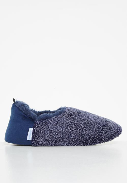 snoozies!® - Mens two tone cut back - blue