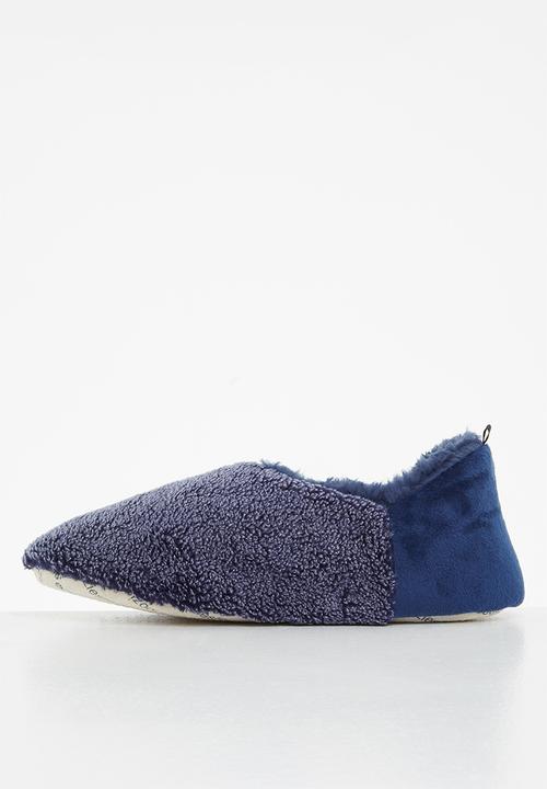 snoozies!® - Mens two tone cut back - blue