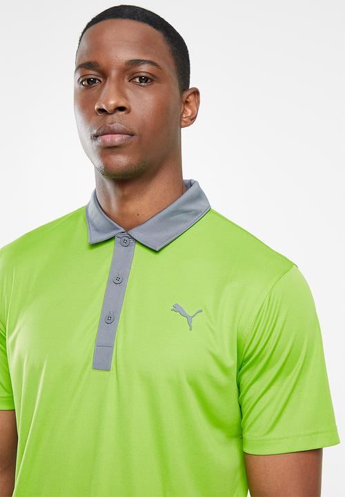 PUMA - Gamer Golf Polo Shirt  - Greenery & quiet shade