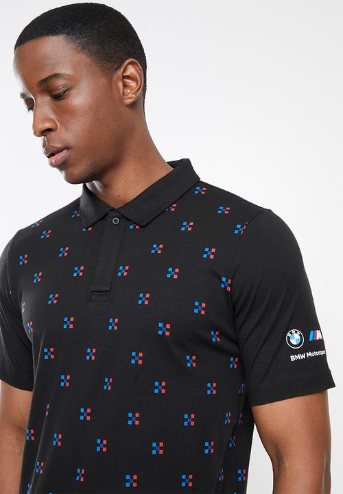 PUMA - BMW  Motorsport AOP Polo Shirt  - black