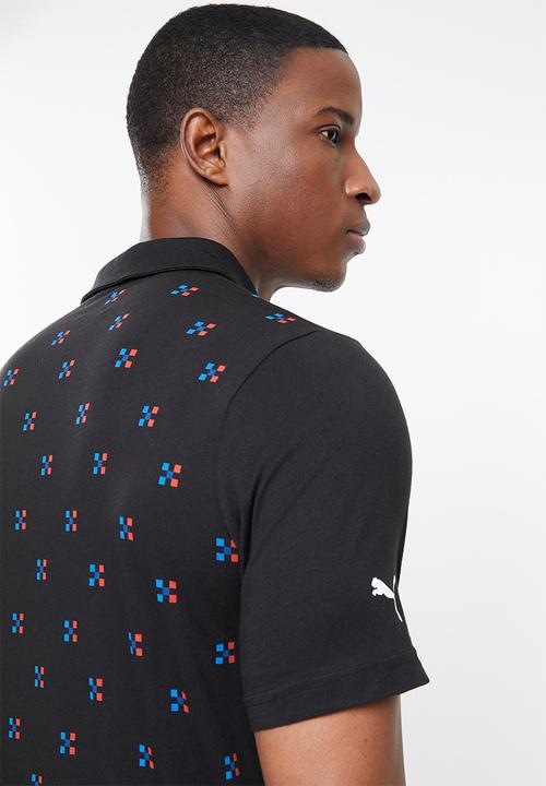 PUMA - BMW  Motorsport AOP Polo Shirt  - black